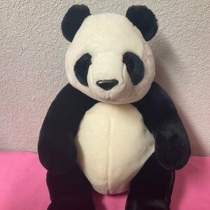 Vintage Lord & Taylor Black and White Plush Panda Bear 1999 Sesil CO. LTD
